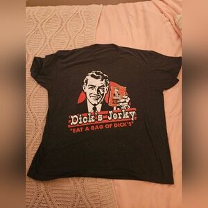 Dick's Jerky Graphic‎ T-Shirt - Black XL